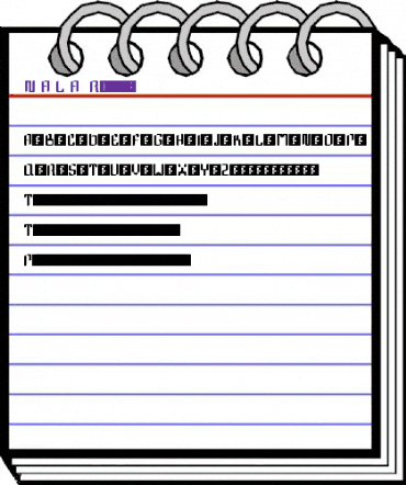 NALA Regular animated font preview NALA Regular animated font preview