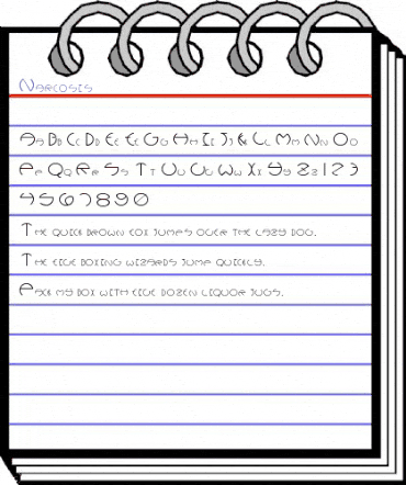 Narcosis Normal animated font preview Narcosis Normal animated font preview