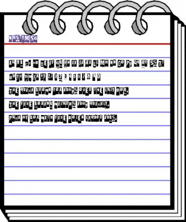 NastyMSG Regular animated font preview NastyMSG Regular animated font preview