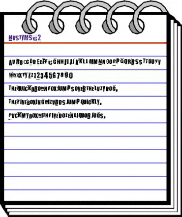 NastyMSG2 Regular animated font preview NastyMSG2 Regular animated font preview