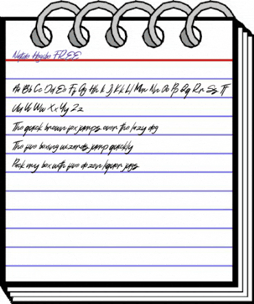 Natide Hegibe FREE Regular animated font preview Natide Hegibe FREE Regular animated font preview