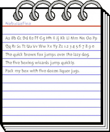 NebulaeFine Medium animated font preview NebulaeFine Medium animated font preview