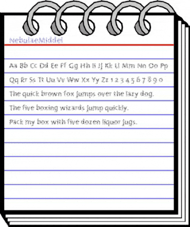 NebulaeMiddel Medium animated font preview NebulaeMiddel Medium animated font preview