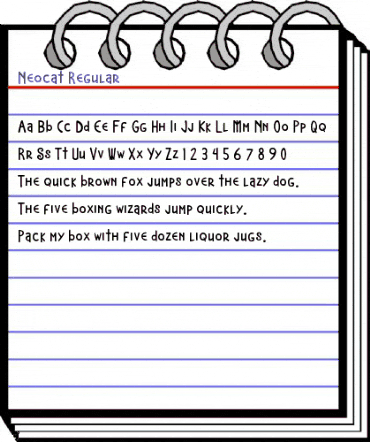 Neocat Regular animated font preview Neocat Regular animated font preview