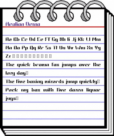 Neolion Demo Regular animated font preview Neolion Demo Regular animated font preview