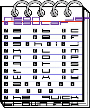 neon japan Regular animated font preview neon japan Regular animated font preview
