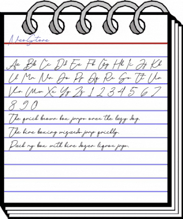 NeoStone Regular animated font preview