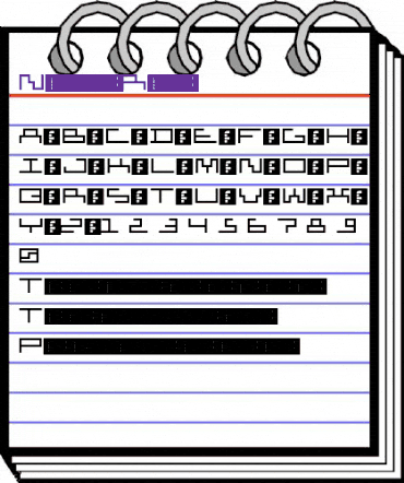 Nepobleckos Regular animated font preview Nepobleckos Regular animated font preview