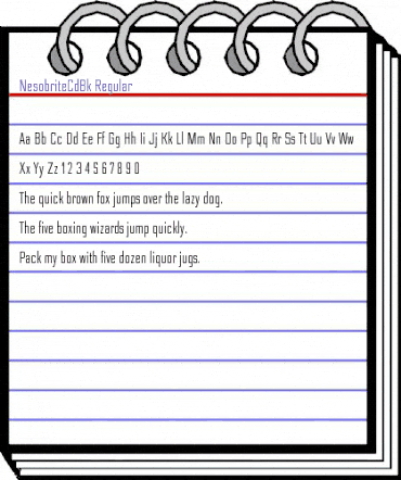 Nesobrite Condensed Book animated font preview Nesobrite Condensed Book animated font preview