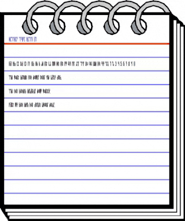 NETHER TYPE BETA 001 Regular animated font preview