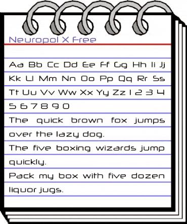 Neuropol X Free Regular animated font preview Neuropol X Free Regular animated font preview