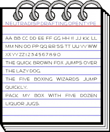 Neutra Display Drafting Regular animated font preview Neutra Display Drafting Regular animated font preview