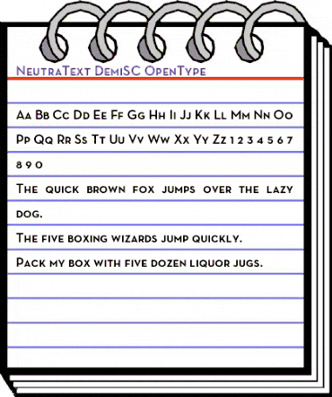 Neutra Text Light SC Demi animated font preview Neutra Text Light SC Demi animated font preview