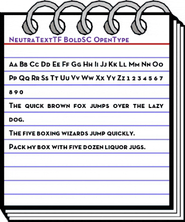 Neutra Text TF SC Bold animated font preview Neutra Text TF SC Bold animated font preview