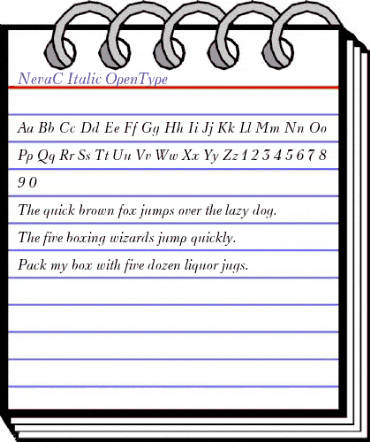 NevaC Italic animated font preview NevaC Italic animated font preview