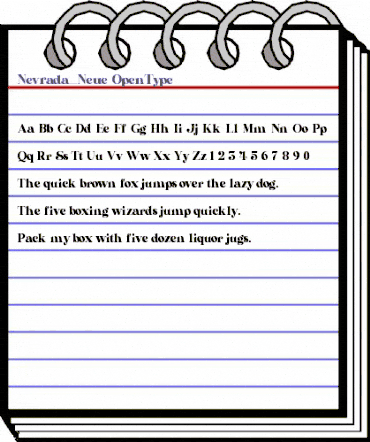 Nevrada Neue
animated font preview Nevrada Neue
animated font preview