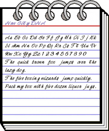 New City DNA Regular animated font preview New City DNA Regular animated font preview