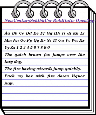 NewCenturySchlbk Cyr BoldItalic Regular animated font preview NewCenturySchlbk Cyr BoldItalic Regular animated font preview