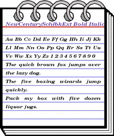 NewCenturySchlbkExt-Bold-Italic Regular animated font preview NewCenturySchlbkExt-Bold-Italic Regular animated font preview