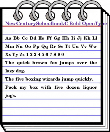 NewCenturySchoolbookC Bold animated font preview NewCenturySchoolbookC Bold animated font preview