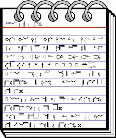 Newclips Regular animated font preview