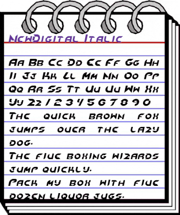 NewDigital Original animated font preview NewDigital Original animated font preview