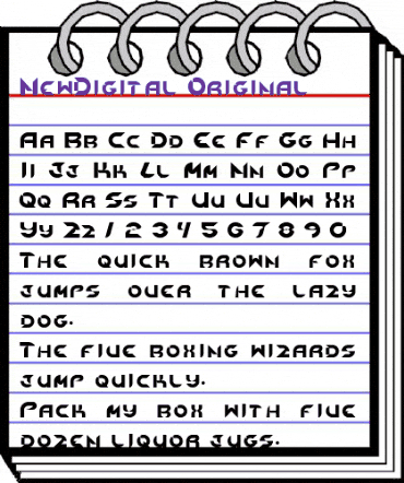 NewDigital Original animated font preview NewDigital Original animated font preview