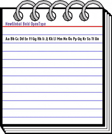 NewGlobal Bold animated font preview NewGlobal Bold animated font preview