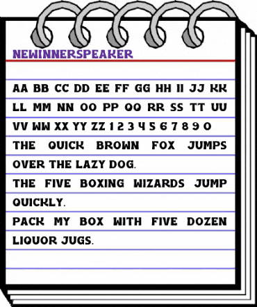 New Innerspeaker Regular animated font preview New Innerspeaker Regular animated font preview