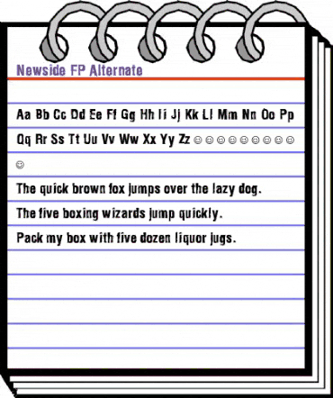Newside FP Alternate Regular animated font preview Newside FP Alternate Regular animated font preview