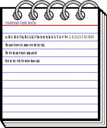 Newston Normal animated font preview Newston Normal animated font preview