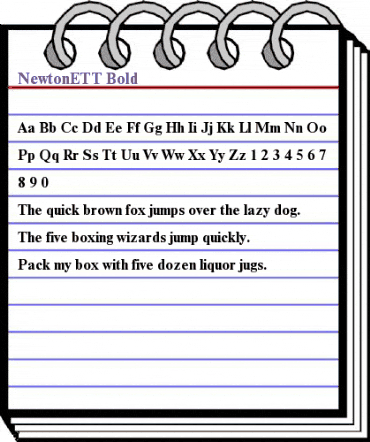 NewtonETT Bold animated font preview NewtonETT Bold animated font preview