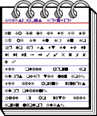 Nicesymbols Regular animated font preview Nicesymbols Regular animated font preview