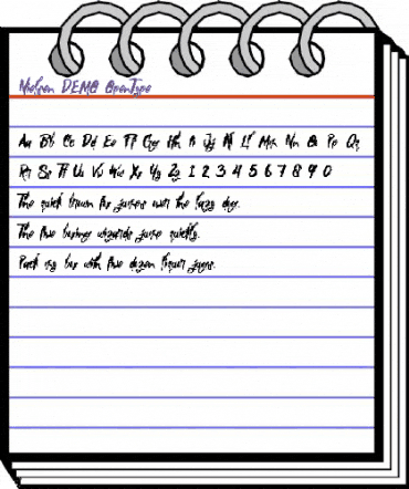 Nielsen DEMO animated font preview Nielsen DEMO animated font preview