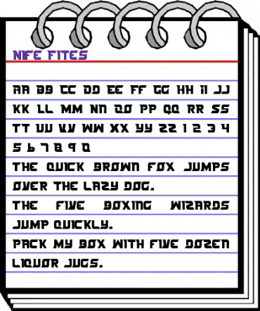 Nife Fites Regular animated font preview