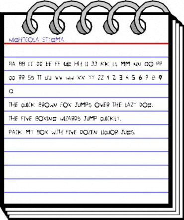 NightCola Stygma Regular animated font preview NightCola Stygma Regular animated font preview