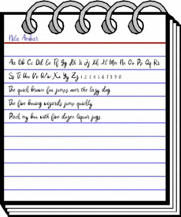 Nila Ambar Regular animated font preview Nila Ambar Regular animated font preview