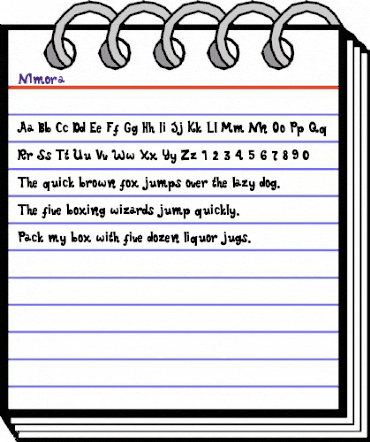 Nimora Regular animated font preview Nimora Regular animated font preview