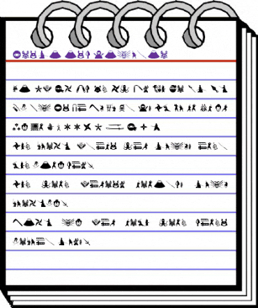 Ninja and Samurai Regular animated font preview