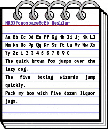 NK57 Monospace Semi-Condensed ExtraBold animated font preview NK57 Monospace Semi-Condensed ExtraBold animated font preview