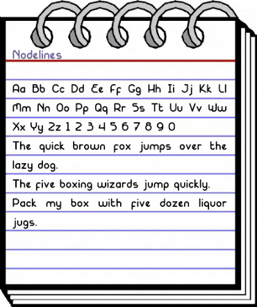 Nodelines Regular animated font preview Nodelines Regular animated font preview