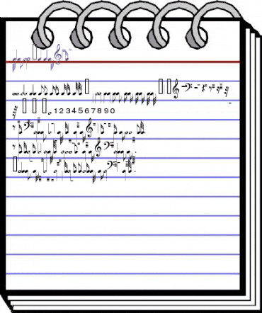 Nokia PC Composer Regular animated font preview