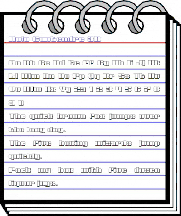 Nolo Contendre 3D Regular animated font preview Nolo Contendre 3D Regular animated font preview