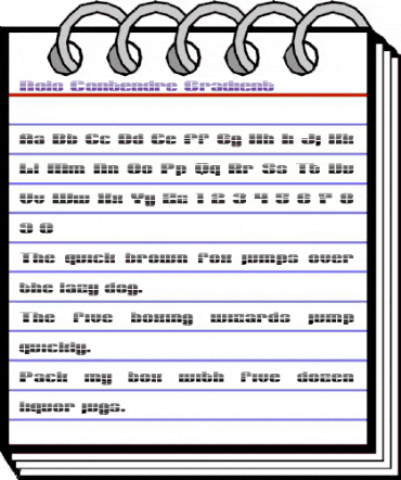 Nolo Contendre Gradient Regular animated font preview Nolo Contendre Gradient Regular animated font preview