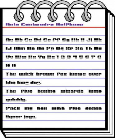 Nolo Contendre Halftone Regular animated font preview Nolo Contendre Halftone Regular animated font preview
