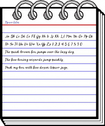 Noorlita Regular animated font preview Noorlita Regular animated font preview