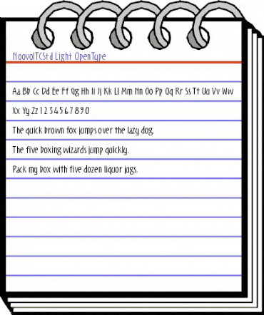 Noovo ITC Std Light animated font preview Noovo ITC Std Light animated font preview