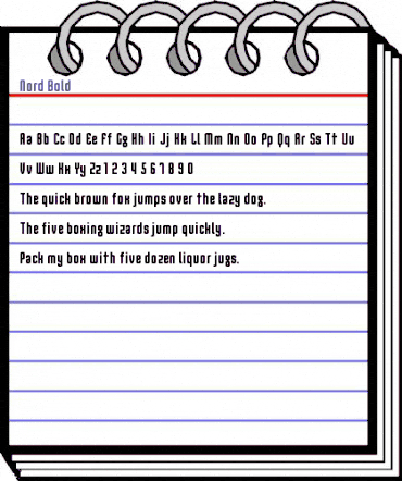 Nord Bold animated font preview Nord Bold animated font preview