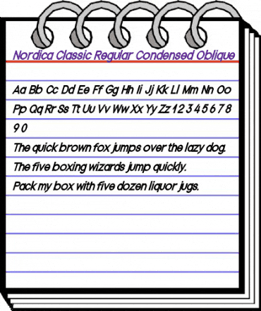 Nordica Plus NordicaClassicRgCondObl animated font preview Nordica Plus NordicaClassicRgCondObl animated font preview