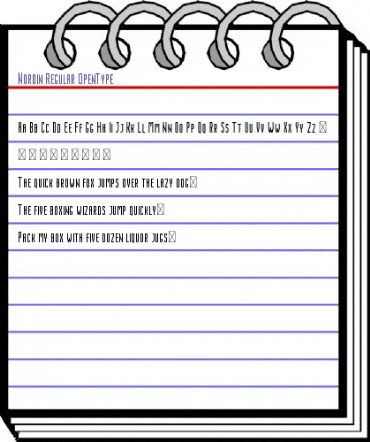 Nordin Free Regular animated font preview Nordin Free Regular animated font preview